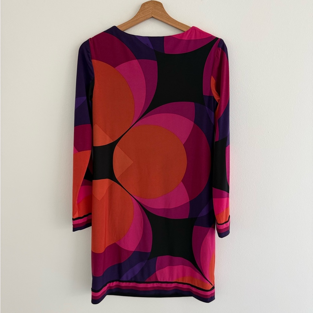 Trina Turk Geometric Colorful Mini Dress 4 - Picture 7 of 7